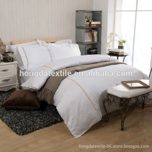 300TC 100% egyptian cotton korean popular luxury wedding bedding set